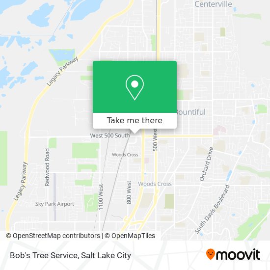 Mapa de Bob's Tree Service