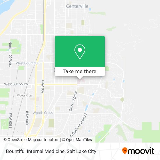 Bountiful Internal Medicine map