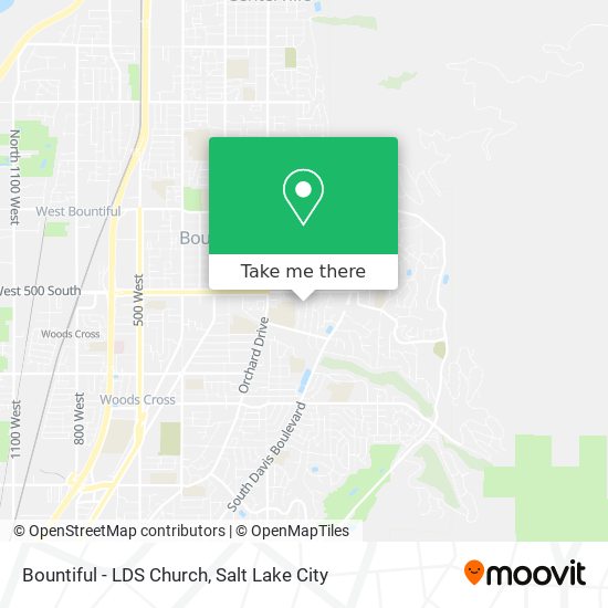 Bountiful - LDS Church map