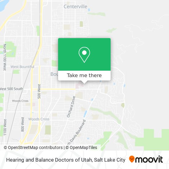 Mapa de Hearing and Balance Doctors of Utah