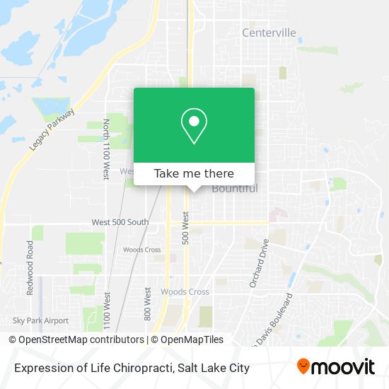 Expression of Life Chiropracti map