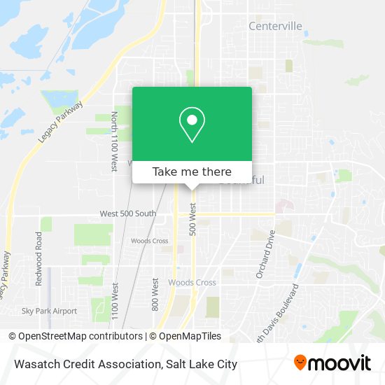 Wasatch Credit Association map
