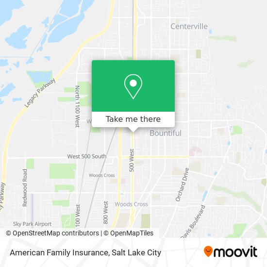 American Family Insurance map