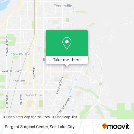 Sargent Surgical Center map