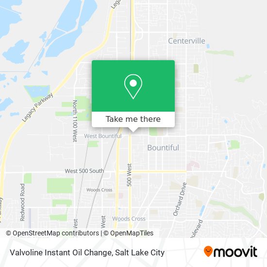 Mapa de Valvoline Instant Oil Change