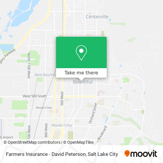 Farmers Insurance - David Peterson map