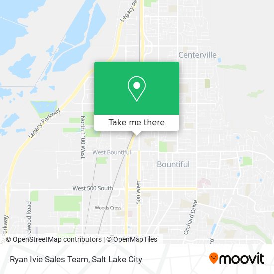 Mapa de Ryan Ivie Sales Team