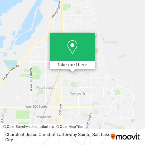 Church of Jesus Christ of Latter-day Saints map