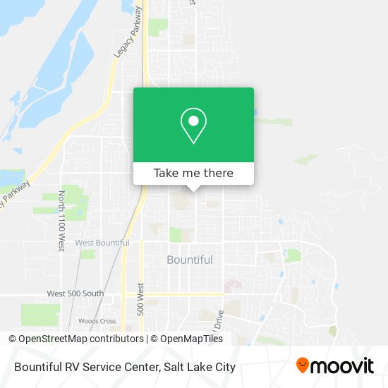 Bountiful RV Service Center map