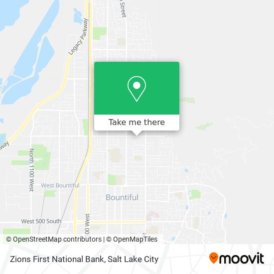 Zions First National Bank map