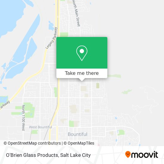 O'Brien Glass Products map