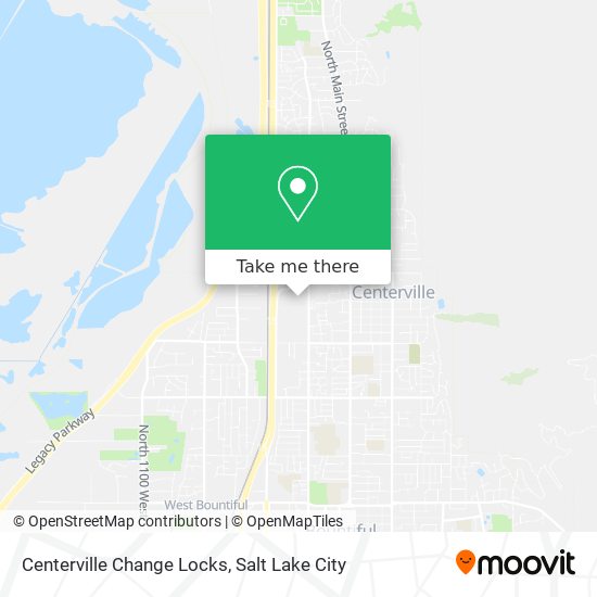 Centerville Change Locks map