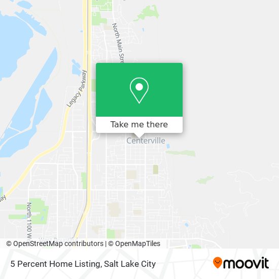 Mapa de 5 Percent Home Listing