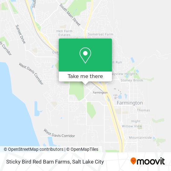 Mapa de Sticky Bird Red Barn Farms