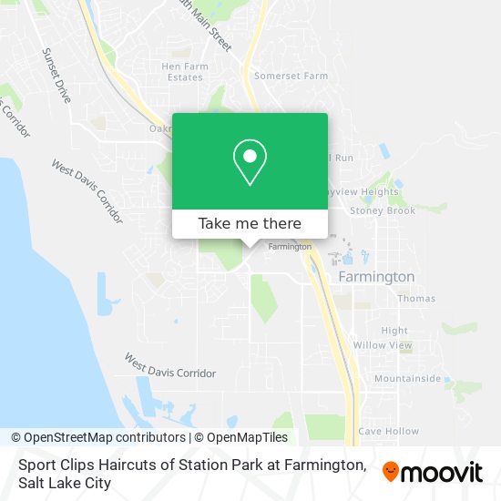 Mapa de Sport Clips Haircuts of Station Park at Farmington