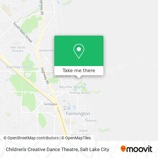 Mapa de Children's Creative Dance Theatre