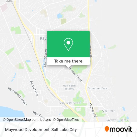 Maywood Development map