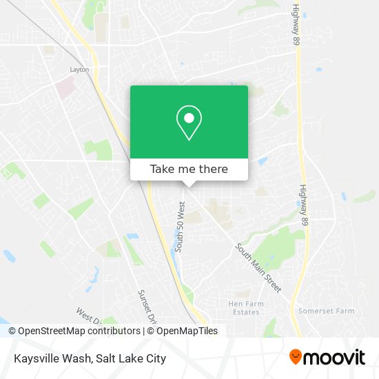 Mapa de Kaysville Wash