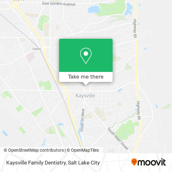 Kaysville Family Dentistry map