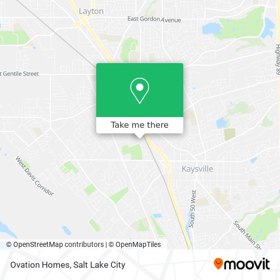 Ovation Homes map