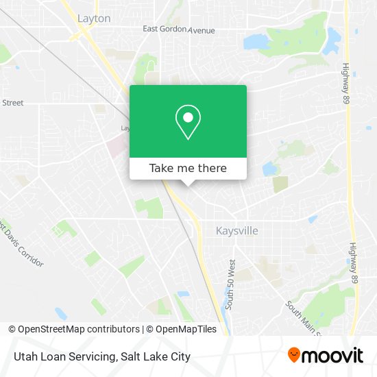 Utah Loan Servicing map