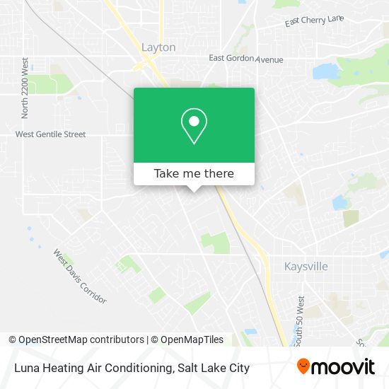 Luna Heating Air Conditioning map