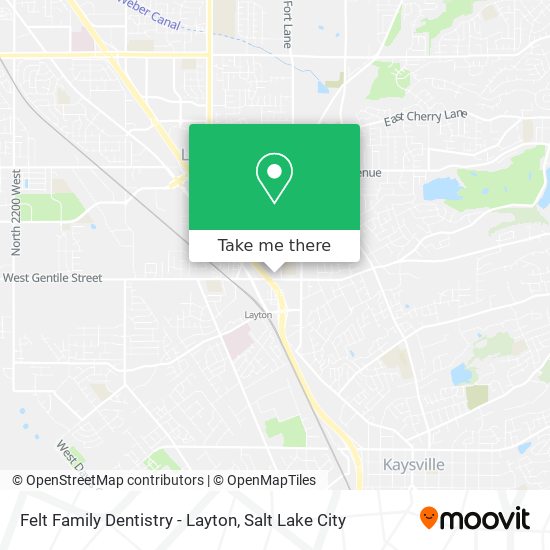 Mapa de Felt Family Dentistry - Layton