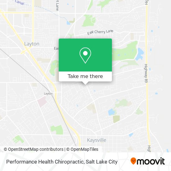 Performance Health Chiropractic map