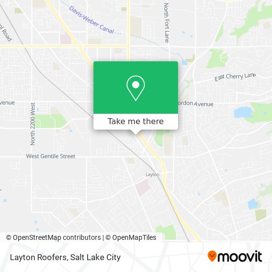 Layton Roofers map