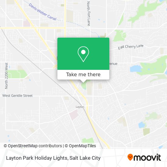 Layton Park Holiday Lights map