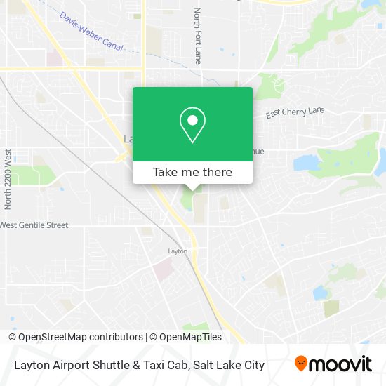 Mapa de Layton Airport Shuttle & Taxi Cab