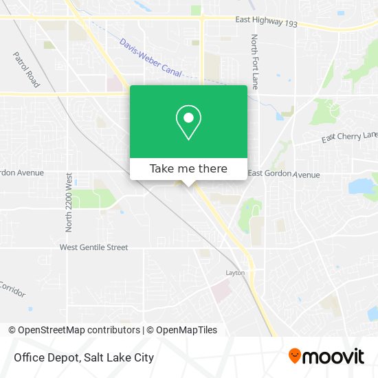 Office Depot map