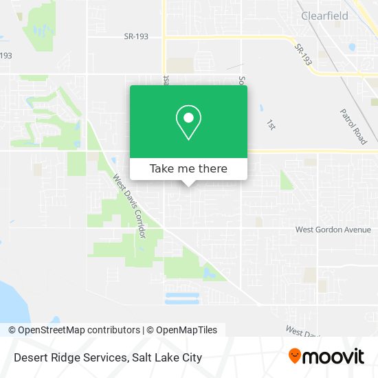 Desert Ridge Services map