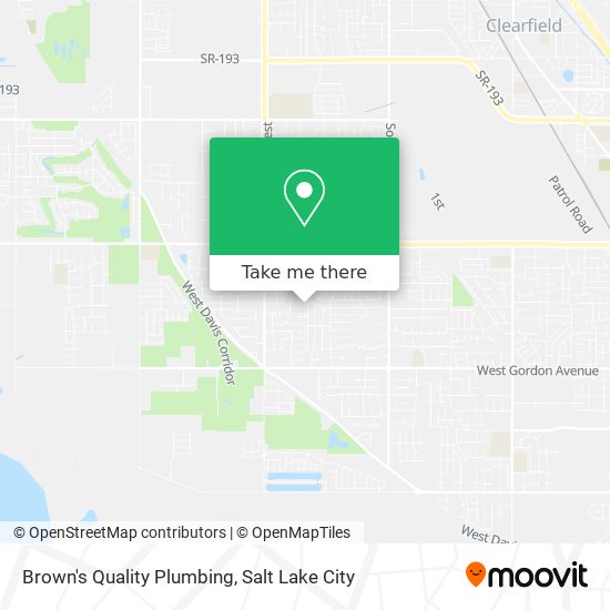 Brown's Quality Plumbing map