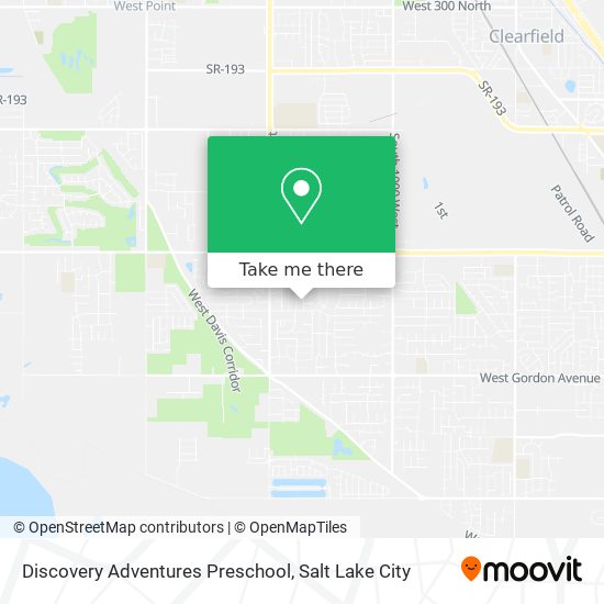 Discovery Adventures Preschool map