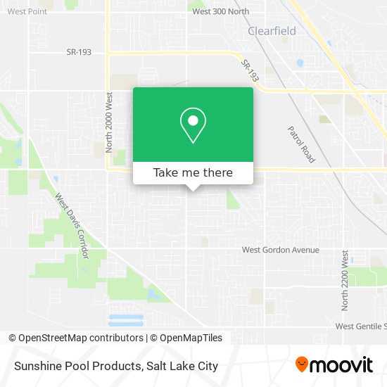 Sunshine Pool Products map