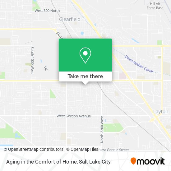 Aging in the Comfort of Home map