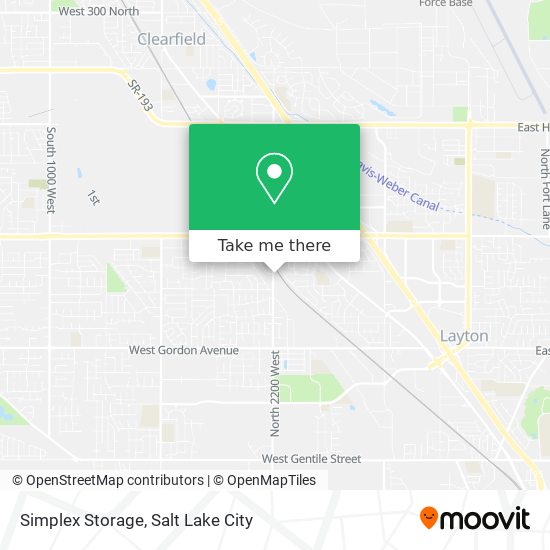 Simplex Storage map