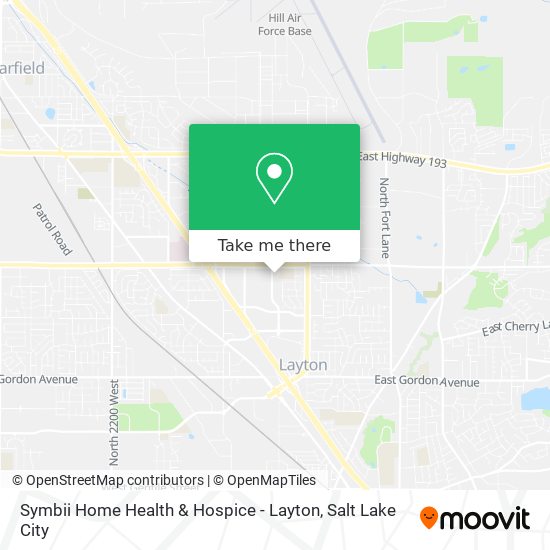 Symbii Home Health & Hospice - Layton map