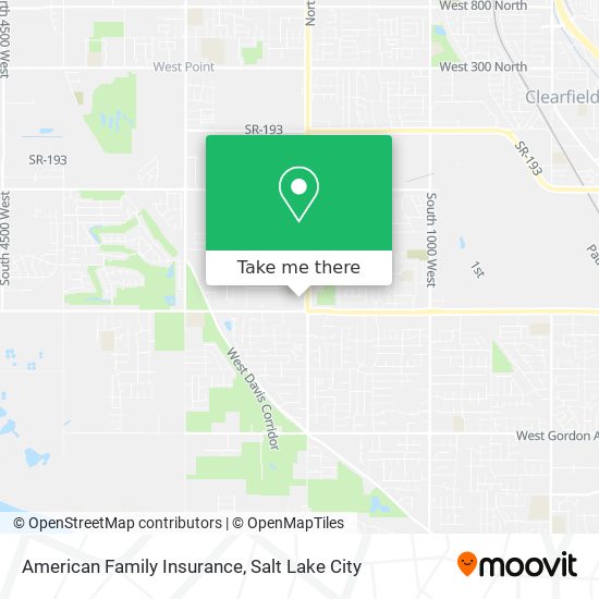 Mapa de American Family Insurance