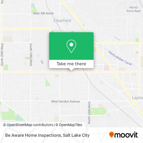 Be Aware Home Inspections map