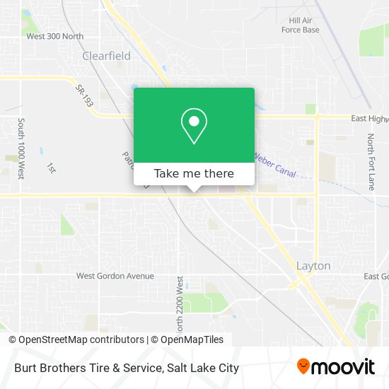 Burt Brothers Tire & Service map