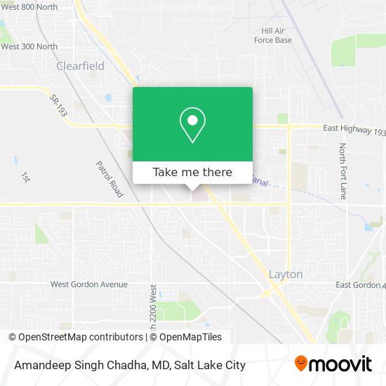 Amandeep Singh Chadha, MD map