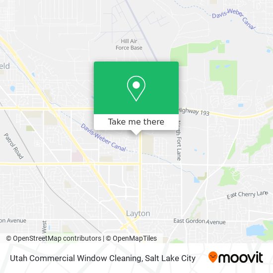 Utah Commercial Window Cleaning map