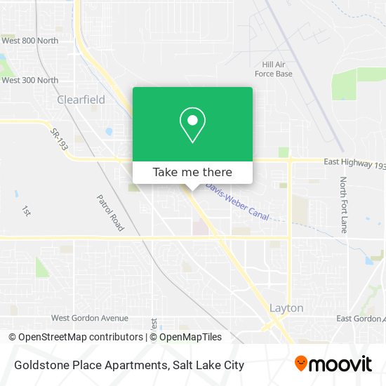 Goldstone Place Apartments map