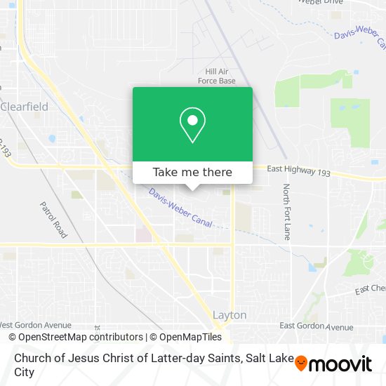 Mapa de Church of Jesus Christ of Latter-day Saints