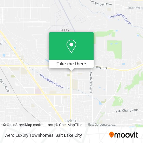 Aero Luxury Townhomes map