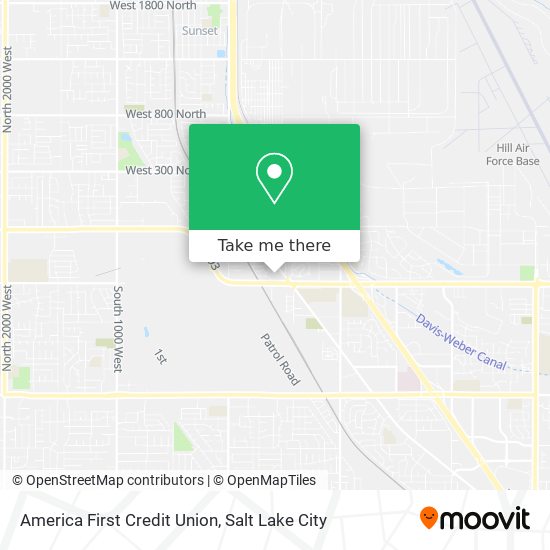 America First Credit Union map