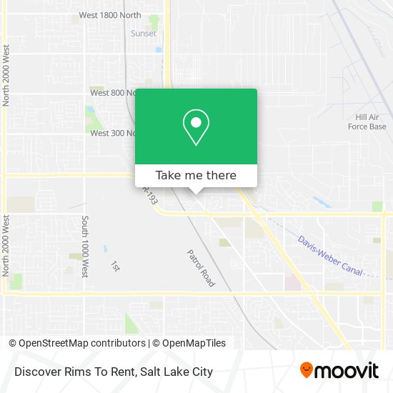 Mapa de Discover Rims To Rent