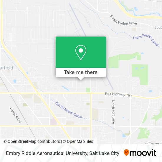 Embry Riddle Aeronautical University map